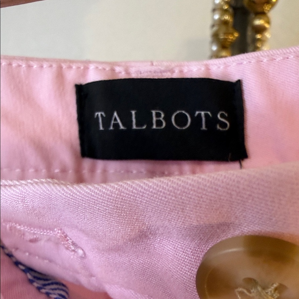 Talbots Women’s Light Pink Chinos - Picture 2 of 9
